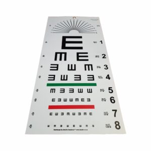 Eye Chart illiterate  Snellen