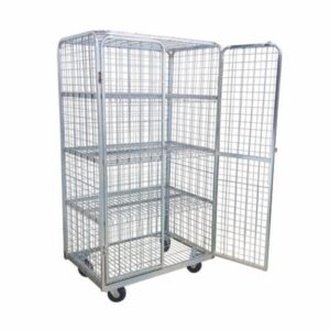 Linen Trolley 4 shelves Wire mesh 1760x970x670(D)