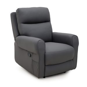 Manual Recliner Chair Grey